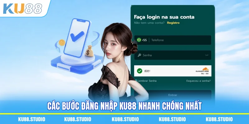 Các bước đăng nhập KU88 nhanh chóng nhất