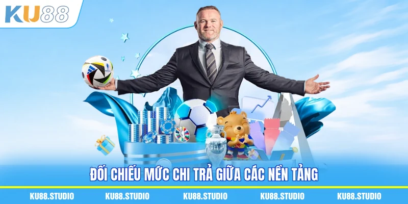 Đối chiếu mức chi trả giữa các nền tảng